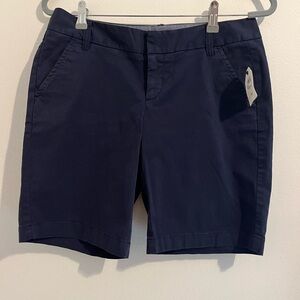 Caslon Navy Twill Shorts-Nordstrom size 6P